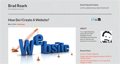 Desktop Screenshot of bradroark.com
